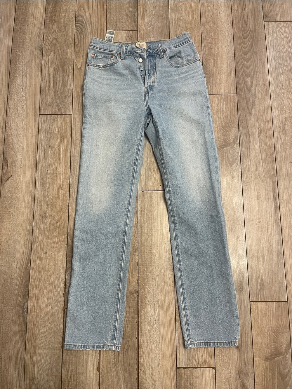Levi 501 Light Wash Women's Straight-Leg Jeans